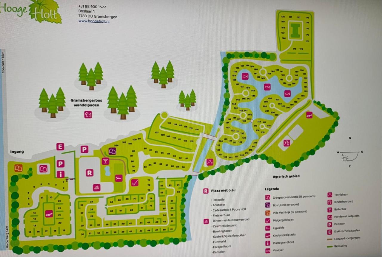 Vijverzicht 218 Met Whirlpool Gramsbergen Bagian luar foto